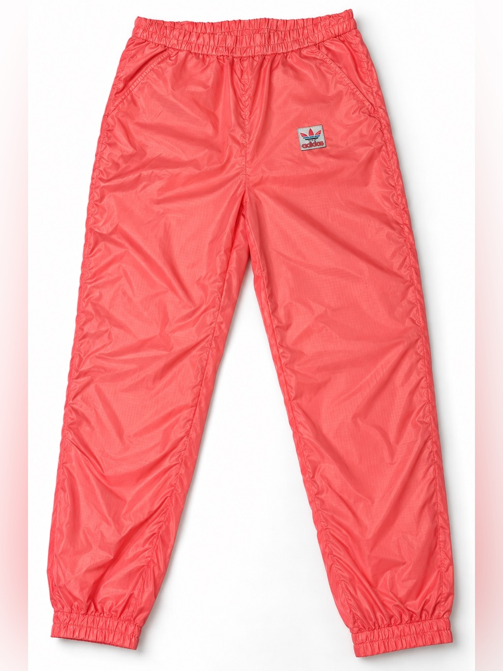 Adidas Originals Vintage Ripstop Nylon Windbreaker Track Pants Pink M